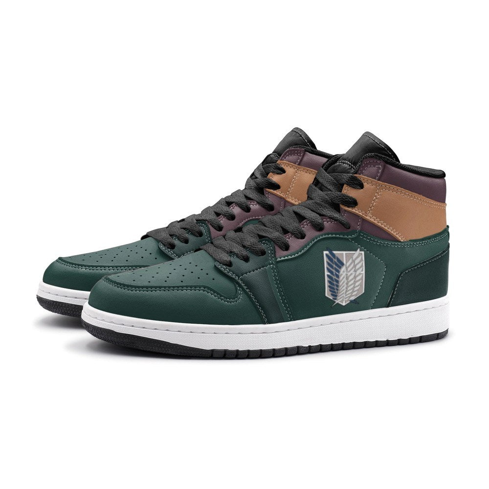 Scouting Regiment Survey Corps Shingeki No Kyojin J1 High Top Shoes