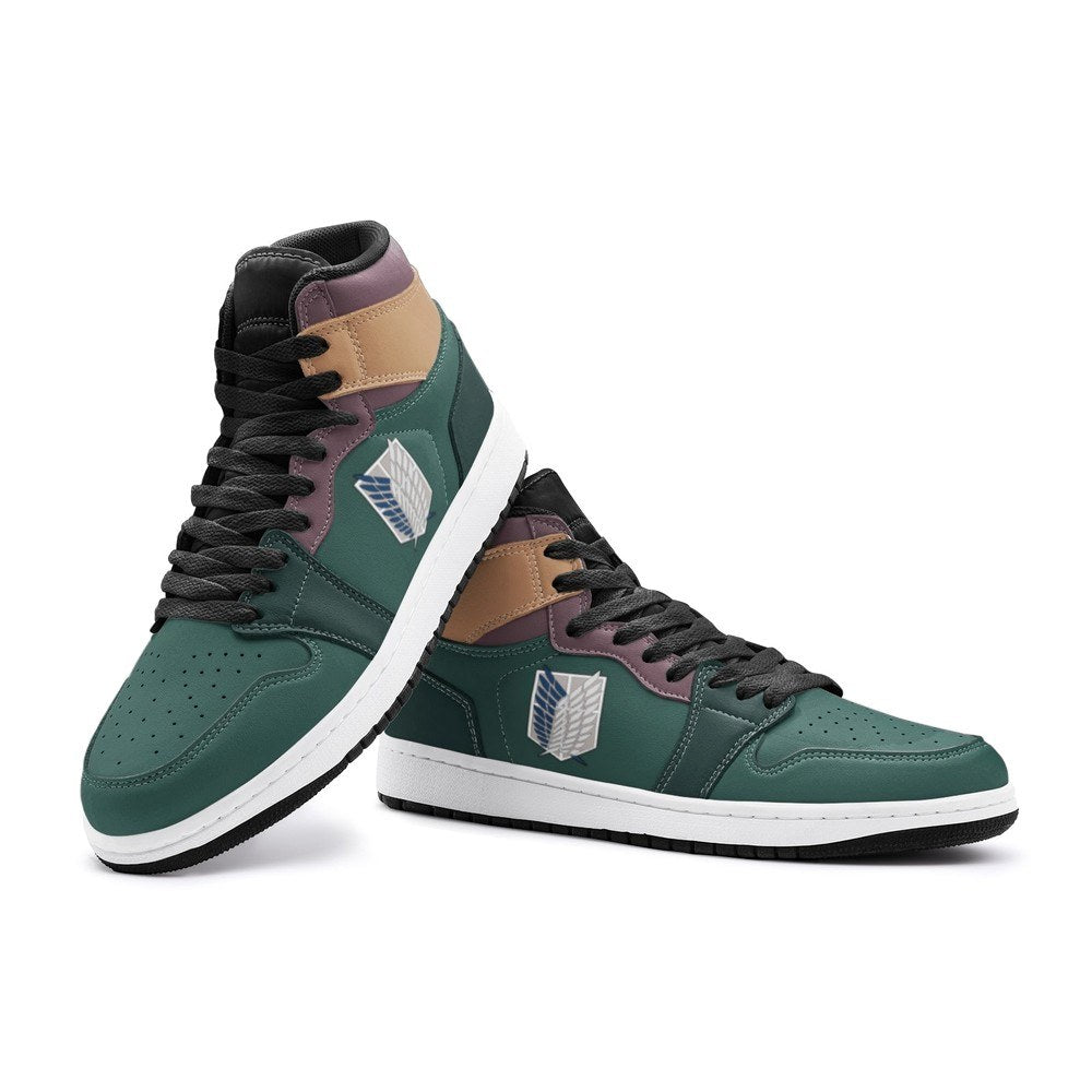 Scouting Regiment Survey Corps Shingeki No Kyojin J1 High Top Shoes