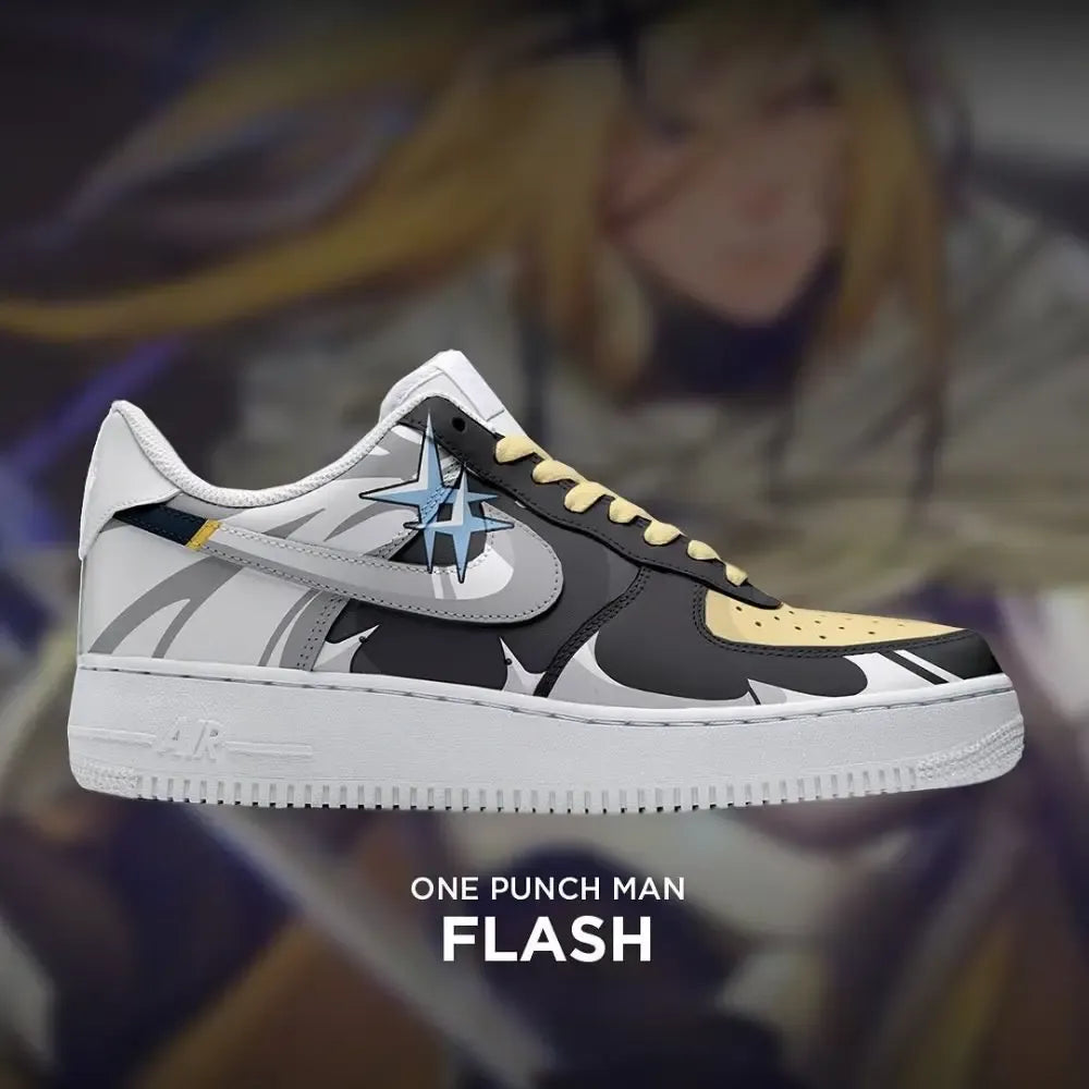 Flash One Punch Man Low Top Shoes